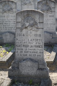 Calais Southern Cemetery - Laporte, Marius