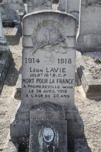 Calais Southern Cemetery - Lavie, Leon