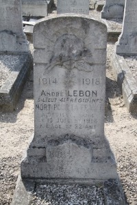 Calais Southern Cemetery - Lebon, Andre