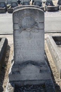 Calais Southern Cemetery - Leleu, Lucien