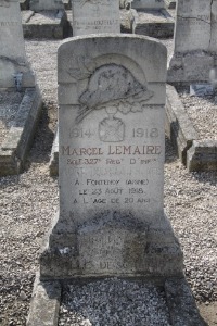 Calais Southern Cemetery - Lemaire, Marcel