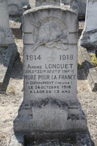 Calais Southern Cemetery - Longuet, Andre