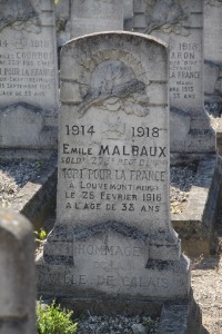 Calais Southern Cemetery - Malbaux, Emile