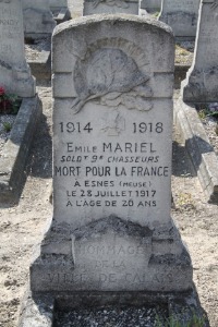 Calais Southern Cemetery - Mariel, Emile