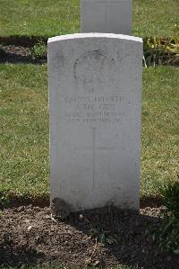 Calais Southern Cemetery - McGee, James