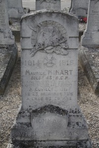 Calais Southern Cemetery - Minart, Maurice