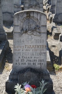 Calais Southern Cemetery - Parmentier, Auguste