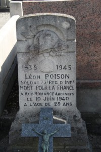 Calais Southern Cemetery - Poison, Leon