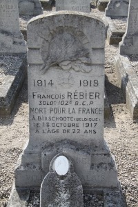 Calais Southern Cemetery - Rebier, Francois