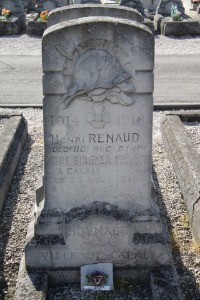 Calais Southern Cemetery - Renaud, Henri