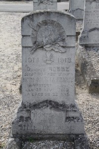 Calais Southern Cemetery - Robbe, Gustave