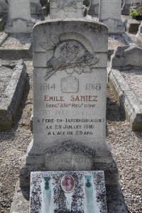 Calais Southern Cemetery - Saniez, Emile