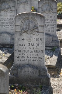 Calais Southern Cemetery - Sauque, Jules