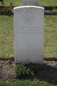 Calais Southern Cemetery - Standing, J A