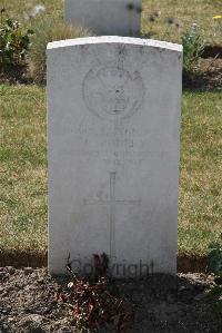 Calais Southern Cemetery - Trunley, J