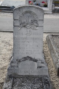 Calais Southern Cemetery - Vangreveninge, Emile