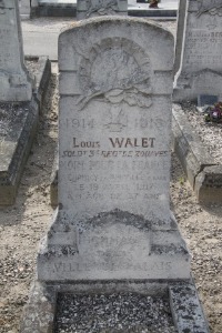 Calais Southern Cemetery - Walet, Louis