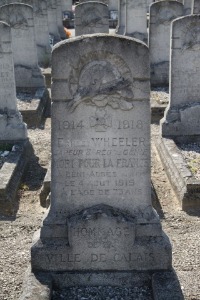 Calais Southern Cemetery - Wheeler, Ernest