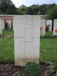 Carnoy Military Cemetery - Card, Frederick Daniel