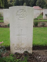 Carnoy Military Cemetery - Davenport, Zakariah Bartley