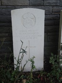 Canadian Cemetery No.2 Neuville - McDonald, William