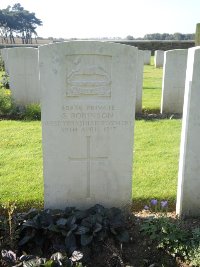 Canadian Cemetery No.2 Neuville - Robinson, Sam