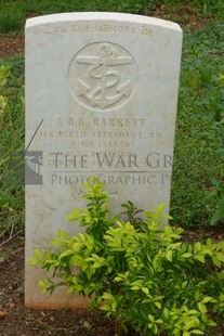 TRINCOMALEE WAR CEMETERY - BARRETT, ALBERT BENJAMIN BREWER