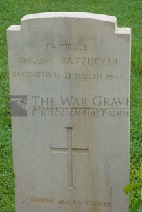 TRINCOMALEE WAR CEMETERY - BAZZUCCHI, GIOVANNI