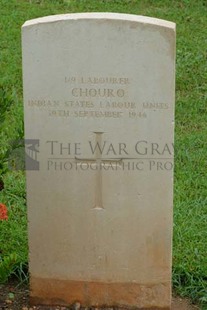 TRINCOMALEE WAR CEMETERY - CHOURO, 