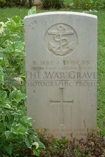 TRINCOMALEE WAR CEMETERY - DUNCAN, ROY MACALLAN