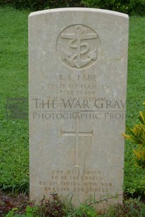 TRINCOMALEE WAR CEMETERY - EADE, REGINALD ALFRED