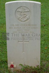 TRINCOMALEE WAR CEMETERY - McCULLOUGH, JAMES BAIRD