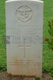 TRINCOMALEE WAR CEMETERY - McDONNELL, JOHN JAMES