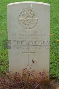 TRINCOMALEE WAR CEMETERY - THEVATHASAN, DOMINIC SANTHIAPILLAI