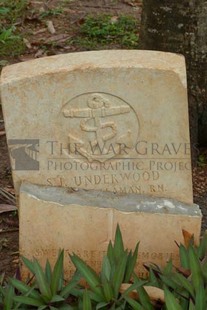 TRINCOMALEE WAR CEMETERY - UNDERWOOD, SIMEON JOHN