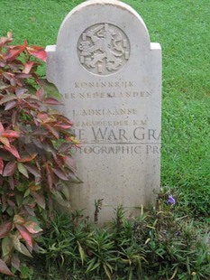 TRINCOMALEE WAR CEMETERY - ADRIAANSE, JAN