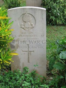 TRINCOMALEE WAR CEMETERY - ANTHONYPILLAI, VAITYAMPILLAI SOOSALPILLAI