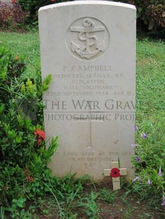 TRINCOMALEE WAR CEMETERY - CAMPBELL, PATRICK