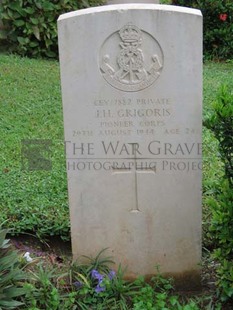 TRINCOMALEE WAR CEMETERY - GRIGORIS, J H