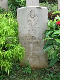 TRINCOMALEE WAR CEMETERY - HIGGS, CYRIL