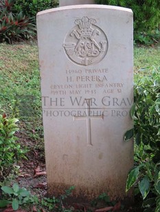 TRINCOMALEE WAR CEMETERY - PERERA, HUBERT