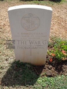 TRINCOMALEE WAR CEMETERY - ROWBOTHAM, FRANK