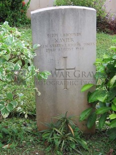 TRINCOMALEE WAR CEMETERY - XAVIER, 