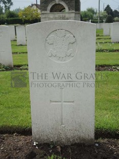 BROWN'S ROAD MILITARY CEMETERY, FESTUBERT - BARLOW, HAROLD