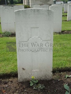 BROWN'S ROAD MILITARY CEMETERY, FESTUBERT - BARNES, A S