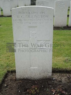 BROWN'S ROAD MILITARY CEMETERY, FESTUBERT - BILLINGTON, R G