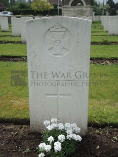 BROWN'S ROAD MILITARY CEMETERY, FESTUBERT - BLAND, A J