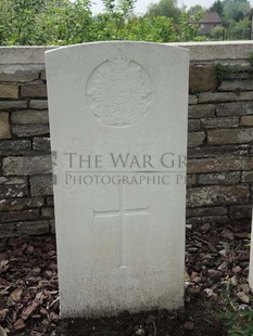 BROWN'S ROAD MILITARY CEMETERY, FESTUBERT - CHOAKE, THOMAS LANGSTONE