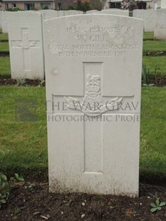 BROWN'S ROAD MILITARY CEMETERY, FESTUBERT - GILL, W