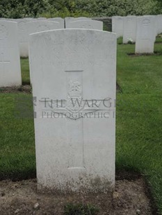 BROWN'S ROAD MILITARY CEMETERY, FESTUBERT - HASLAM, GEORGE